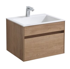 Изображение товара Подвесная тумба под раковину Vincea Chiara 60 см светло-коричневая N.Oak