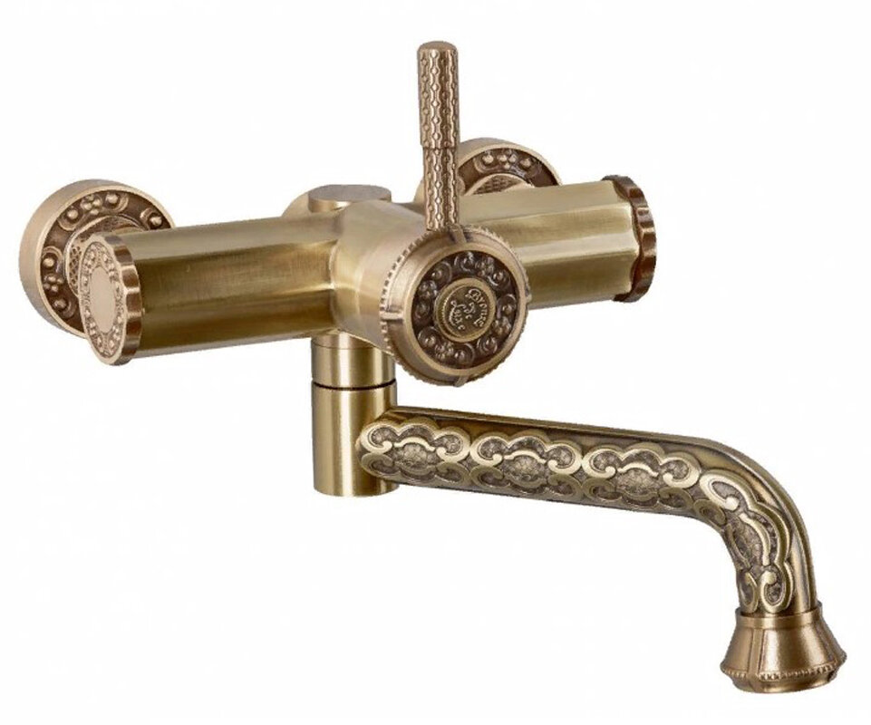 Изображение товара Смеситель для раковины Bronze de Luxe Windsor 10114 бронза, однорычажный, полиуретан, Италия