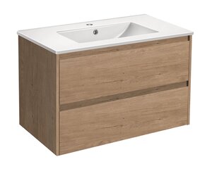 Изображение товара Подвесная тумба для раковины Vincea Gio 80 см светло-коричневая N.Oak