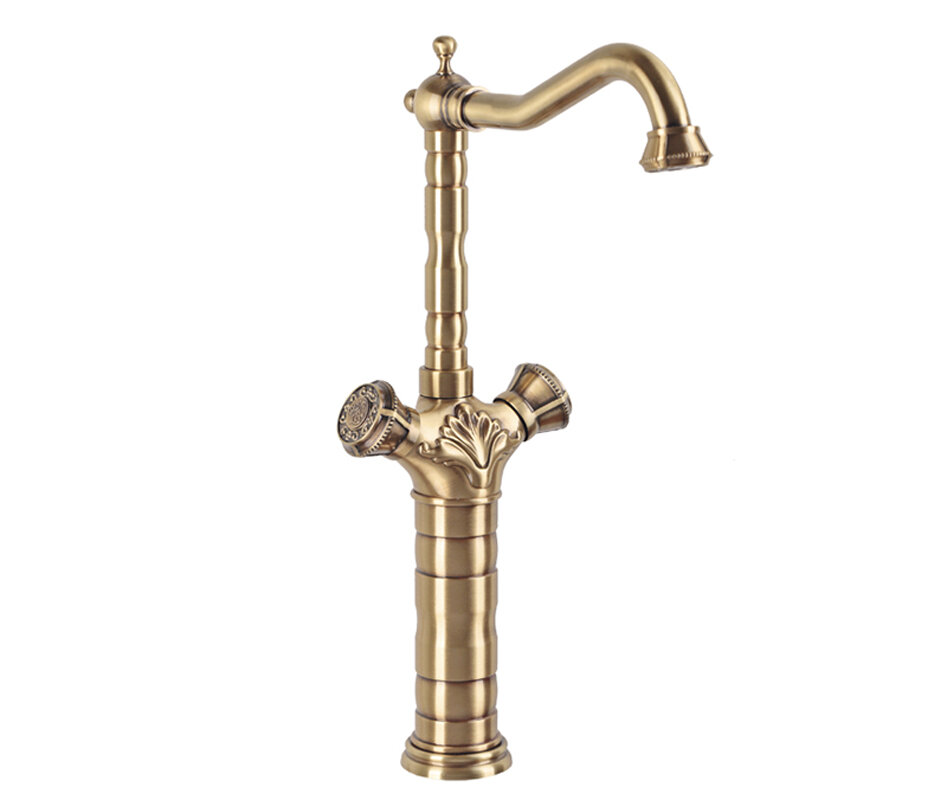 Изображение товара Смеситель для раковины Bronze de Luxe Royal 21973 бронза Италия