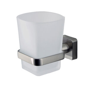 Изображение товара Стакан для щеток WasserKRAFT с никелевым держателем, настенный монтаж, Германия Изображение товара Стакан для щеток WasserKRAFT с никелевым держателем, настенный монтаж, Германия