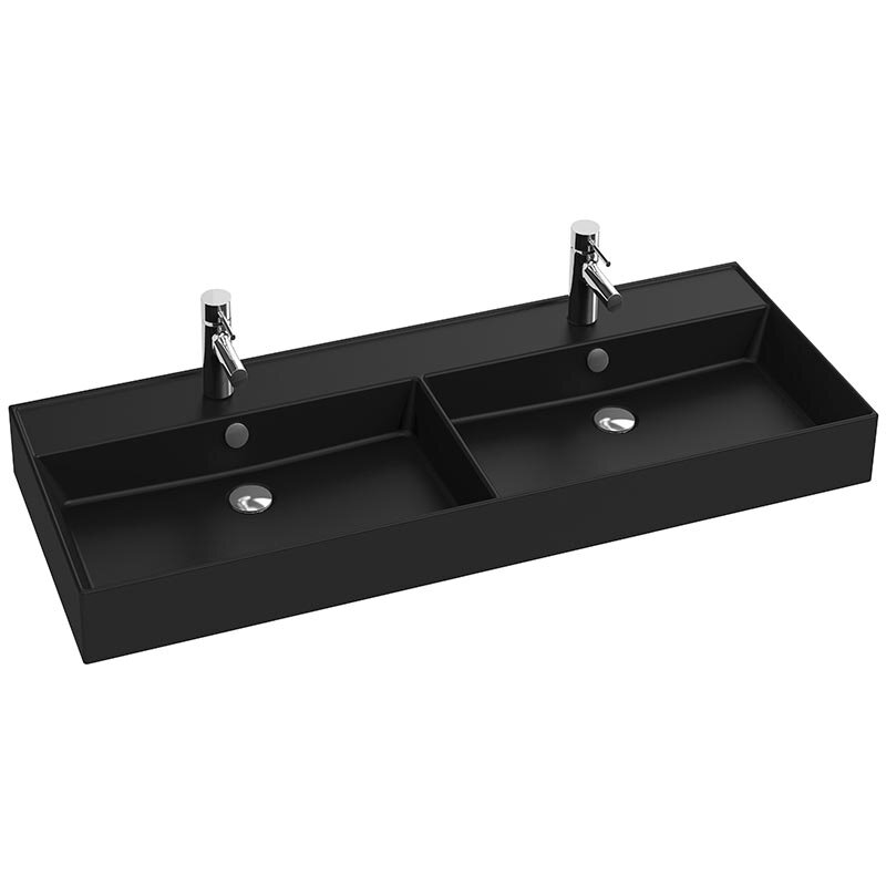 Изображение товара Раковина Jacob Delafon Vivienne EXBL112-NGM черная матовая 120 см