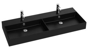 Изображение товара Раковина Jacob Delafon Vivienne EXBL112-NGM 120 см, черная матовая