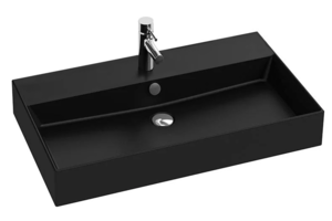 Изображение товара Раковина Jacob Delafon Vivienne 80 см, черная матовая, EXBI112-NGM