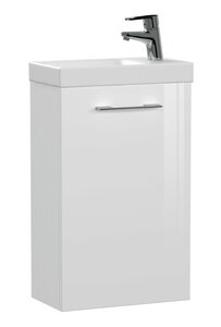 Изображение товара Тумба под раковину Cersanit Lara 40 см подвесная белая с плавным закрыванием