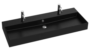 Изображение товара Раковина Jacob Delafon Vivienne, 120 см, черный матовый, EXBK112-NGM