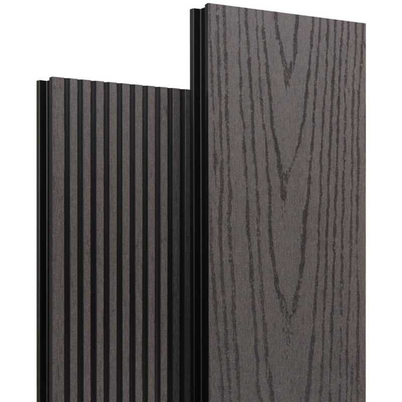 Изображение товара Террасная доска Harvex Magnus Т053180 13.9 х 300 см, дизайн Антрацит