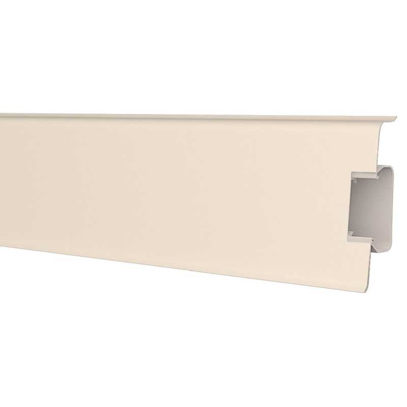 Изображение товара Плинтус ПВХ Decoplast Strong 70 2500x72.4x24 мм с кабель-каналом бежевый