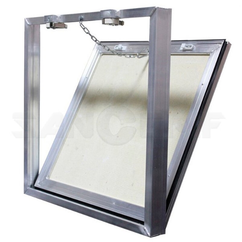 Изображение товара Сантехнический люк Люкер D под плитку 40x40 водонепроницаемый алюминий