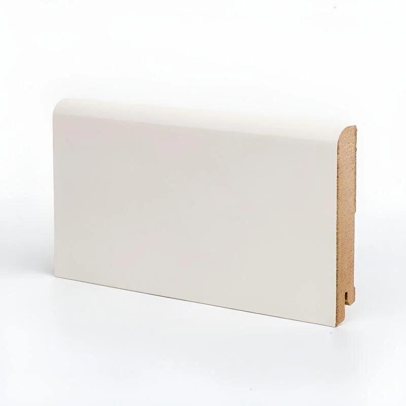 Изображение товара Плинтус МДФ Deartio Премиум U102-100 белый 2050 мм влагостойкий