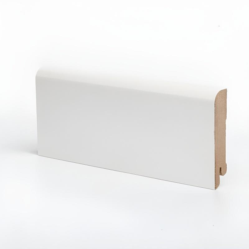 Изображение товара Deartio Премиум U102-80 плинтус МДФ белый 80x16x2050