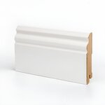 Плинтус МДФ Deartio Премиум U105-100, цвет белый, 100 х 16 х 2050 мм - фото 1