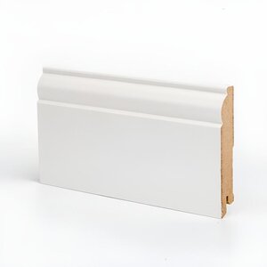 Изображение товара Плинтус МДФ Deartio Эконом W04-100 белый 2050 мм Изображение товара Плинтус МДФ Deartio Эконом W04-100 белый 2050 мм