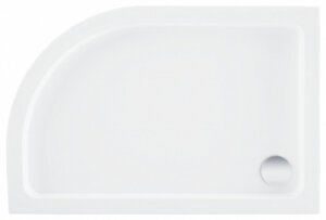 Изображение товара Душевой поддон Aquanet GL180, 120 х 80 см, асимметричный, акриловый, белый, L/R