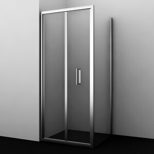Изображение товара Душевой уголок WasserKRAFT Weser 78F 78F22, 100 х 90 см, профиль серебристый, стекло прозрачное