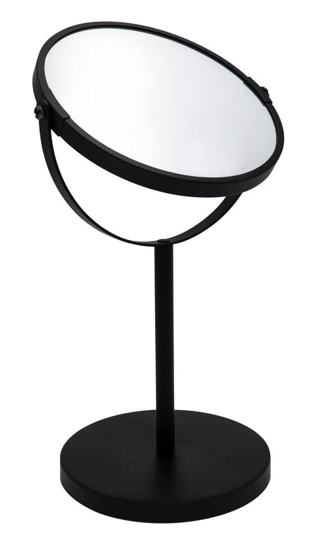 Изображение товара Круглое косметическое зеркало Ridder Pocahontas 5х увеличение черное