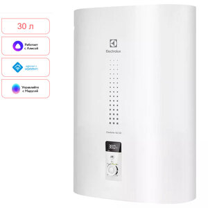 Изображение товара Накопительный водонагреватель Electrolux EWH 30 Centurio IQ 3.0, однофазный, цвет - белый, реверсивный, встроенный Wi-Fi, таймер, сухой ТЭН, НС-1449117