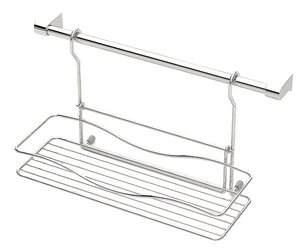 Изображение товара Полка под специи Tekno-tel с рейлингом, 1 ярус, хром, MG041