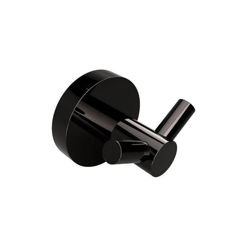 Изображение товара Крючок Bemeta Hematit 159106032, двойной, антрацит глянцевый