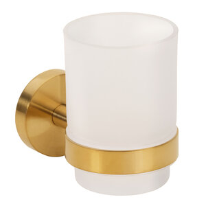 Изображение товара Стакан для зубных щеток Bemeta Sablo 160110012, золото матовое