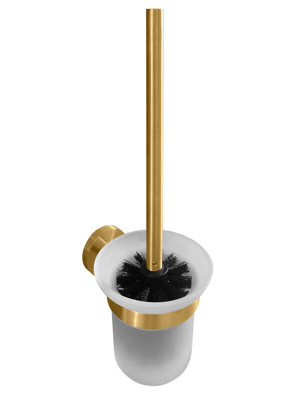 Изображение товара Bemeta Sablo 160113017 — настенный ёршик для унитаза, золото матовое