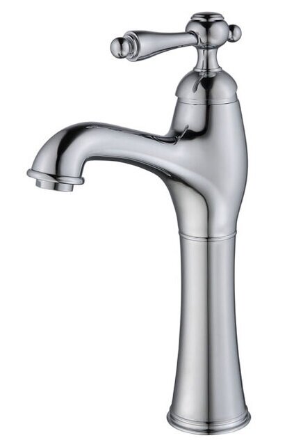 Изображение товара Смеситель Caprigo Fonte 12-525-crm для раковины, с донным клапаном, хром (УК050025)