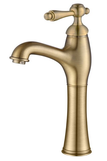 Изображение товара Смеситель для раковины Caprigo Fonte 12-525-vot бронза высокий однорычажный глянцевый