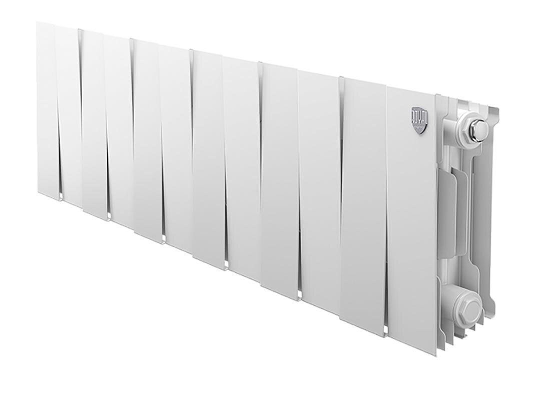 Изображение товара Радиатор биметаллический Royal Thermo Piano Forte 200 12 секций белый боковое подключение