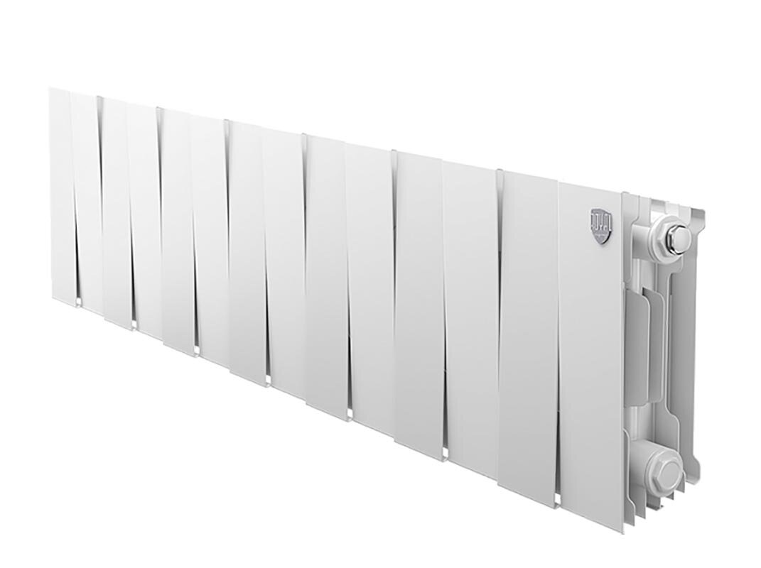 Изображение товара Биметаллический радиатор Royal Thermo Piano Forte 14 секций белый боковое подключение