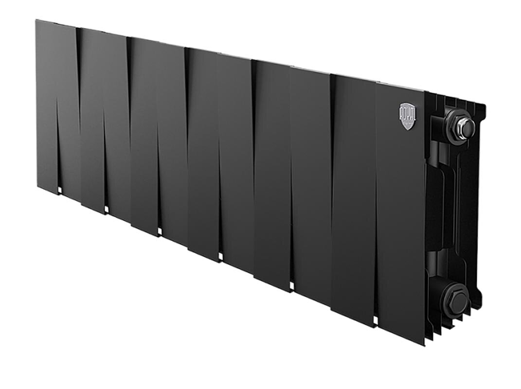 Изображение товара Радиатор биметаллический Royal Thermo Piano Forte 200 Noir Sable 12 секций