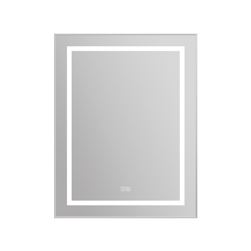 Изображение товара Зеркало BelBagno Kraft SPC-KRAFT-685-885-TCH-WARM 68.5 см, светодиодная подсветка, с сенсорным выключателем, с подогревом, сатин