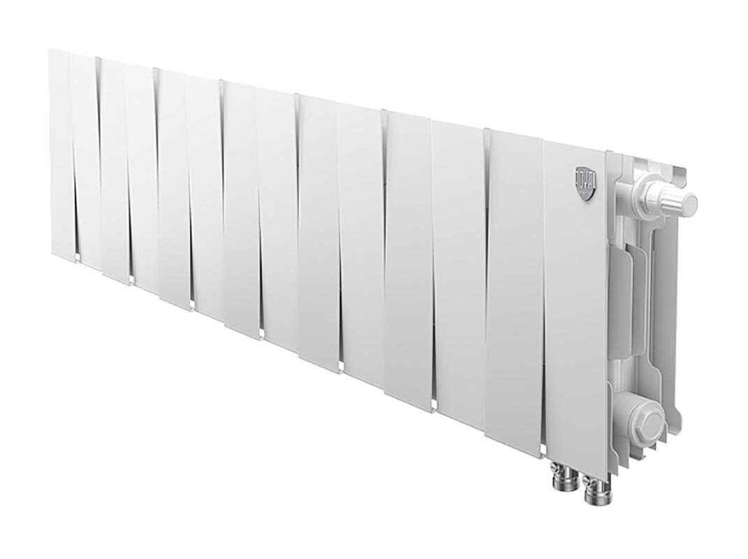 Изображение товара Биметаллический радиатор Royal Thermo Piano Forte 14 секций белый 28 см 112 см мощность 1498 Вт