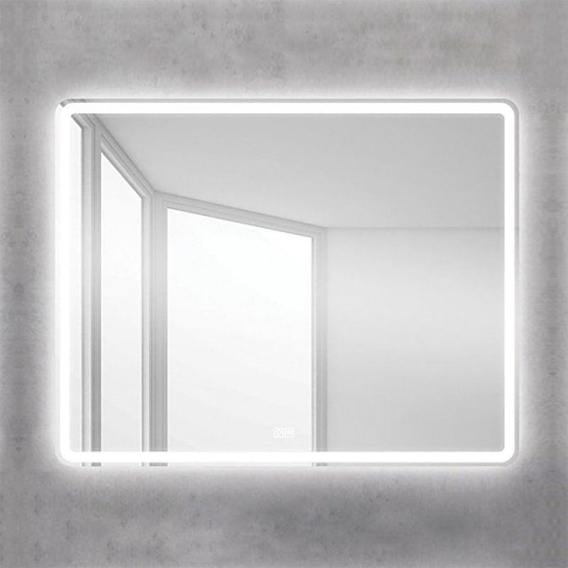 Изображение товара Зеркало BelBagno Marino SPC-MAR-1000-800-LED-TCH-WARM, 100 см, с LED-подсветкой, с сенсорным выключателем, с подогревом