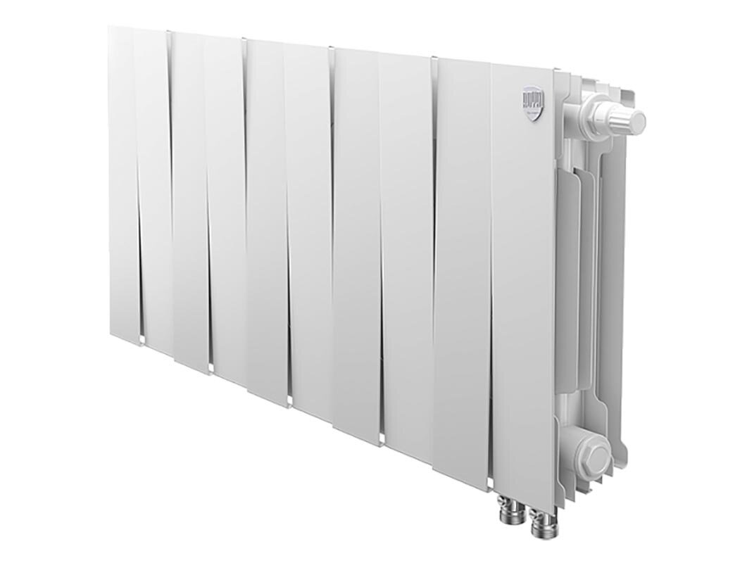 Изображение товара Биметаллический радиатор Royal Thermo Piano Forte 300 10 секций белый нижнее подключение