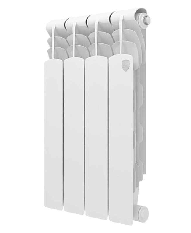 Изображение товара Биметаллический радиатор Royal Thermo Revolution Bimetall 2.0 4 секции, боковое подключение