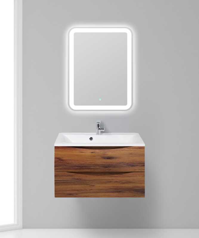 Изображение товара Подвесная тумба под раковину BelBagno Marino 80 см вишневый дуб