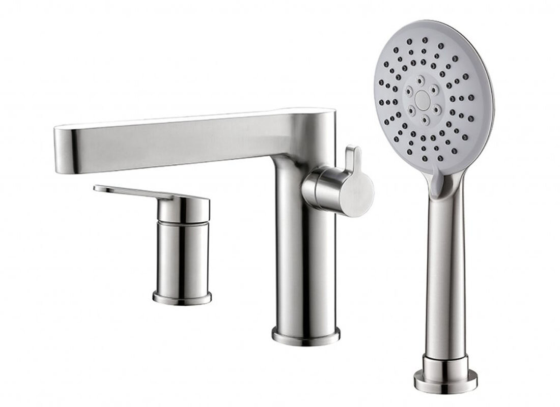Изображение товара Смеситель для ванны и душа BelBagno Delta DEL-BVD3-IN сатин