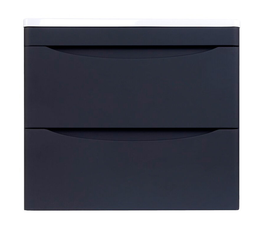 Изображение товара Тумба под раковину Style Line Бергамо мини 60 Люкс антискрейтч Plus подвесная черная