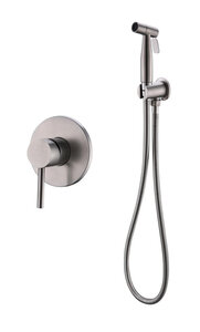 Изображение товара Гигиенический душ Belbagno Etna, ETNA-SET-HGN-IN, со смесителем, сатин