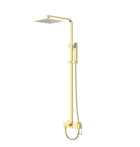 Изображение товара Душевая система BelBagno Luce LUC-VSCM-ORO, с изливом, золото