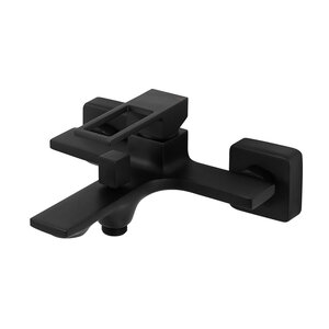 Изображение товара Смеситель для ванны и душа BelBagno Luce LUC-VAS-NERO, черный матовый