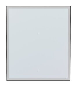 Изображение товара Зеркало Iddis Slide 60 см с подсветкой и обогревом, черное, монтаж подвесной