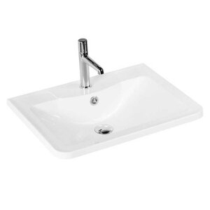 Изображение товара Раковина из литьевого мрамора BelBagno BB700/455-LV-MR-ALR, 70 x 45.5 x 14.5 см, белый
