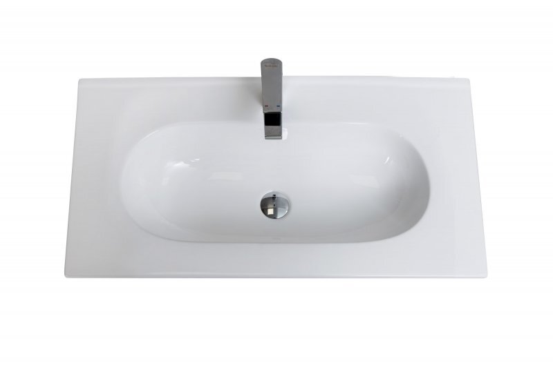 Изображение товара Керамическая раковина BelBagno LOV-900-LVB, прямоугольная, 91.5x46.5 см, белая