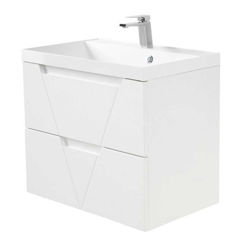 Изображение товара Тумба под раковину BelBagno Vittoria 70, подвесная, белый матовый, Италия