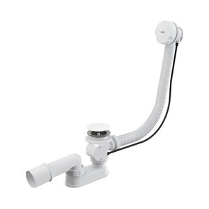 Изображение товара Слив-перелив для ванны AlcaPlast A51BM-80 80 см белый полуавтомат