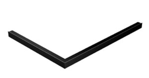 Изображение товара Декоративный профиль под душевое ограждение Iddis Slide 90 x 120, черный, правая ориентация, SLI5BS2i22