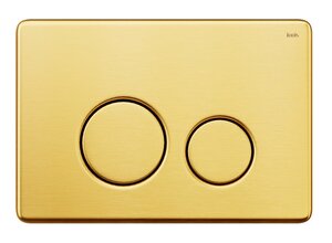 Изображение товара Клавиша смыва Iddis Unisteel UNS01GGi77, золото