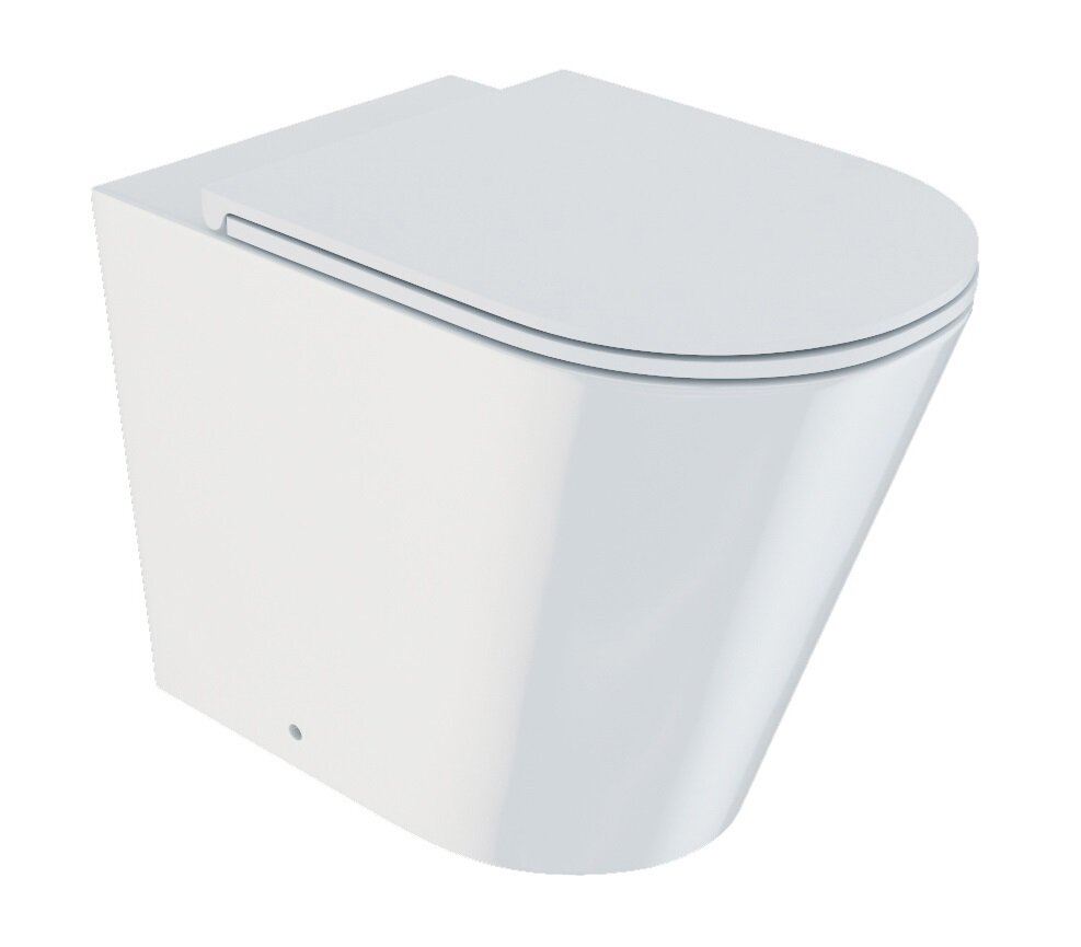 Изображение товара Приставной безободковый унитаз Iddis Calipso CALRDSEi26 Rimless, крышка микролифт, белый