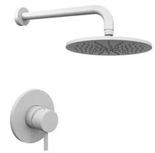 Изображение товара Душевая система Paffoni KIT LIG KITLIG011BO встраиваемая, цвет белый матовый